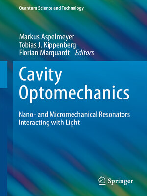 cover image of Cavity Optomechanics